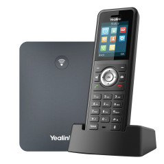 Yealink W79P DECT Système de téléphone IP (Base W70B + poignée W59R) Noir