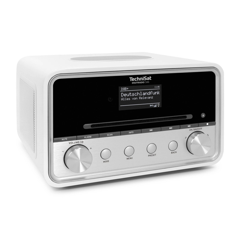 TechniSat DIGITRADIO 586 – Radio hybride DAB+ (radio Internet, FM, Bluetooth, Spotify, Charge sans fil, application de contrôle TechniSat DIGITRADIO 586 – Radio hybride DAB+ (radio Internet, FM, Bluetooth, Spotify, Charge sans fil, application de contrôle