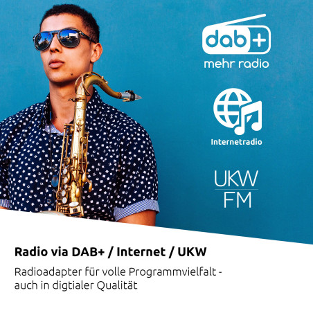 TechniSat DIGITRADIO 586 – Radio hybride DAB+ (radio Internet, FM, Bluetooth, Spotify, Charge sans fil, application de contrôle