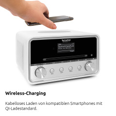 TechniSat DIGITRADIO 586 – Radio hybride DAB+ (radio Internet, FM, Bluetooth, Spotify, Charge sans fil, application de contrôle 