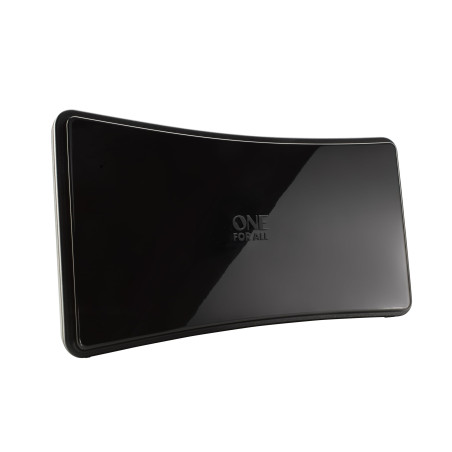 One For All – 3G/4G/5G - Bloque Les signaux – Antenne TV intérieure amplifiée – Full HD TV Ready – Filtre de Bruit Actif – Dista