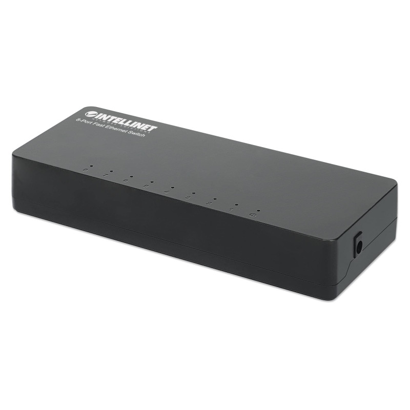 Intellinet Commutateur Fast Ethernet 8 Ports pour Ordinateur de Bureau, Noir Intellinet Commutateur Fast Ethernet 8 Ports pour Ordinateur de Bureau, Noir