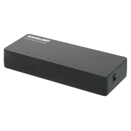 Intellinet Commutateur Fast Ethernet 8 Ports pour Ordinateur de Bureau, Noir