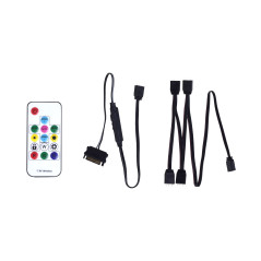 Xilence LQZ.ARGB_Set Remote Télécommande ARGB, Commande à Distance pour Composants PC LED ARGB (alimentations ARGB, refroidisseu