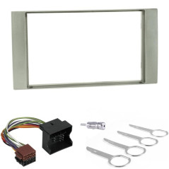Sound-way - Kit de Montage Autoradio, Façade Cadre de Radio 2 DIN, Adaptateur Compatible avec Ford C-Max/Fiesta/Focus/Galaxy/Kug