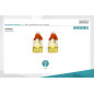 DIGITUS Câble LAN Cat 6A - 2m - 10 pièces - RJ45 Câble réseau - S/FTP Blindé - Compatible Cat-6 & Cat-7 - Rouge DIGITUS Câble LAN Cat 6A - 2m - 10 pièces - RJ45 Câble réseau - S/FTP Blindé - Compatible Cat-6 & Cat-7 - Rouge