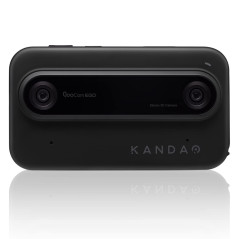 KanDao QooCam Ego - Caméra 3D intégrée avec visionneuse, vidéos 4K, Affichage stéréoscopique instantané, idéale pour Les Voyages