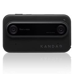 KanDao QooCam Ego - Caméra 3D intégrée avec visionneuse, vidéos 4K, Affichage stéréoscopique instantané, idéale pour Les Voyages