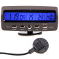 Thermomètre de la température de moniteur de l'alarme LCD/Battery de voiture Thermomètre de la température de moniteur de l'alarme LCD/Battery de voiture