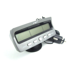 Thermomètre de la température de moniteur de l'alarme LCD/Battery de voiture