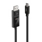 LINDY Câble Adaptateur USB Type C vers DisplayPort 1.4 avec HDR, 2m LINDY Câble Adaptateur USB Type C vers DisplayPort 1.4 avec HDR, 2m
