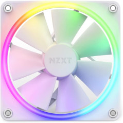 NZXT F120 Ventilateur RGB - RF-R12TF-W1 - Personnalisation avancée de l'éclairage - Refroidissement silencieux - Pack Triple (co