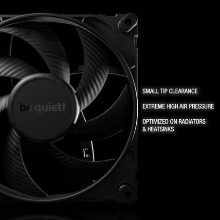 be quiet! Silent Wings 4 140mm PWM high-speed Black ventilateur, pales optimisées, une performance extraordinairement élevée, un