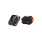 BLACK+DECKER BDC2A-QW Chargeur pour batterie lithium-ion 18 V/54 V, Noir BLACK+DECKER BDC2A-QW Chargeur pour batterie lithium-ion 18 V/54 V, Noir