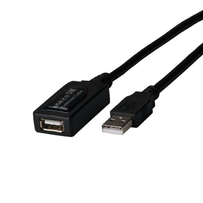 EFB Câble répéteur USB2.0 actif 5 m femelle USB-A vers USB-A mâle
