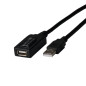 EFB Câble répéteur USB2.0 actif 5 m femelle USB-A vers USB-A mâle