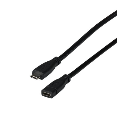 EFB Câble d'extension USB 3.2 Gen2 10 Gbit 3 A type C - C passif, 1 m