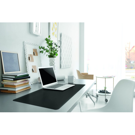 DURABLE - Sous-main à bords arrondis - antidérapant - 65 x 50 cm - en polypropylène - Noir - 713301