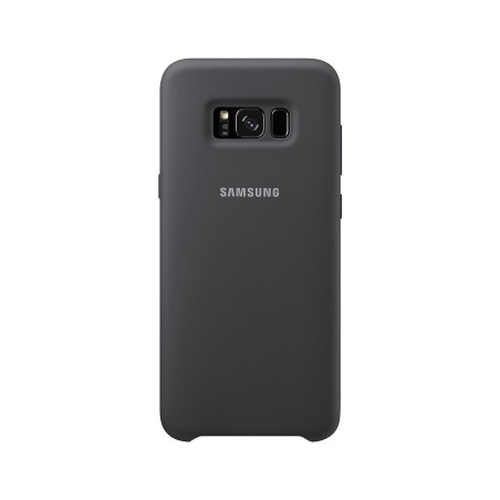 Samsung Original Coque en Silicone pour Samsung Galaxy S8 Plus - Gris foncé
