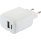 Schwaiger Adaptateur de Charge Rapide USB/Type C Blanc 230 V Schwaiger Adaptateur de Charge Rapide USB/Type C Blanc 230 V