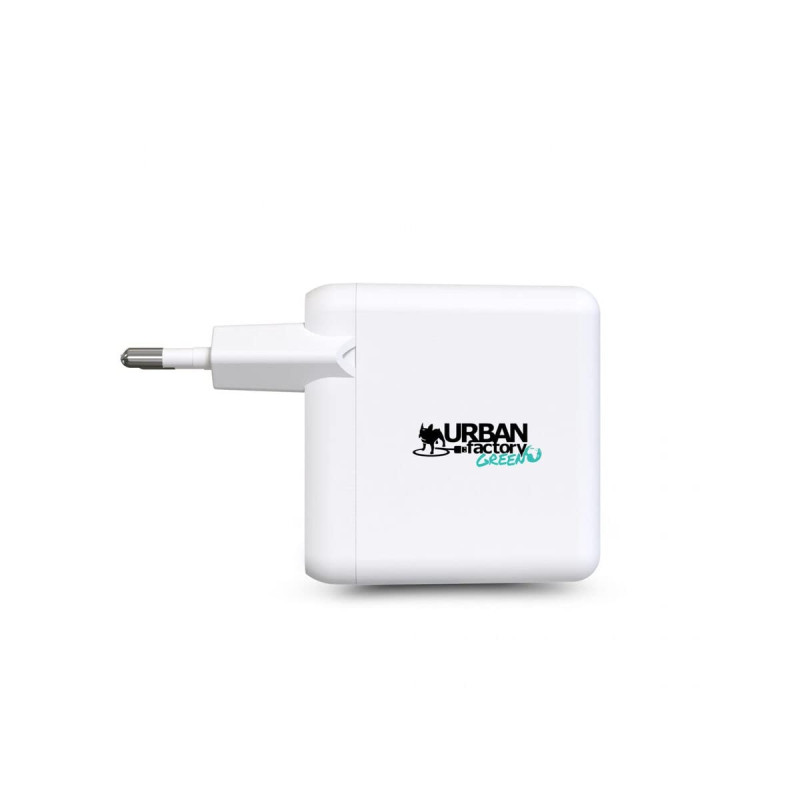 URBAN FACTORY CYCLEE Chargeur GaN pour Ordinateur 65W USB C