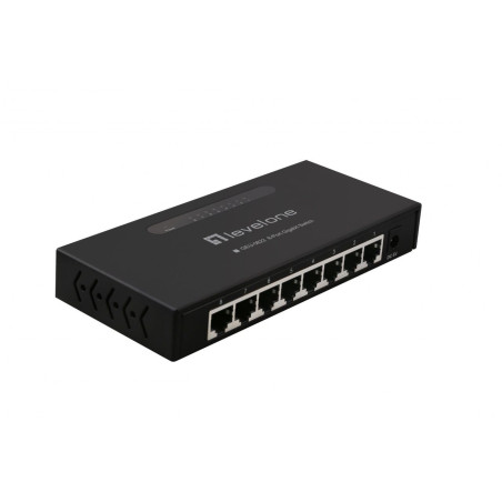 Level One GEU-0822 commutateur réseau Non-géré Gigabit Ethernet (10/100/1000) Noir