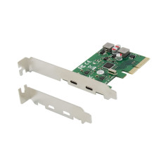 Conceptronic 2 Ports USB 3.2 Gen 2 Type-C PCIE