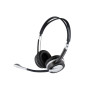 APM Micro Casque 2 oreillettes + contrôle volume Noir/Argent APM Micro Casque 2 oreillettes + contrôle volume Noir/Argent