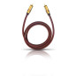 Oehlbach NF Sub, câble de subwoofer Cinch, câble Audio 2m, OFC, Rond, Bordeaux Oehlbach NF Sub, câble de subwoofer Cinch, câble Audio 2m, OFC, Rond, Bordeaux