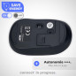 APM 571126 - Souris Sans Fil Optique - Souris Ergonomique Sans Fil Forme Arrondie - Technologie Sans Fil 2,4 Ghz - 3 Boutons et APM 571126 - Souris Sans Fil Optique - Souris Ergonomique Sans Fil Forme Arrondie - Technologie Sans Fil 2,4 Ghz - 3 Boutons et