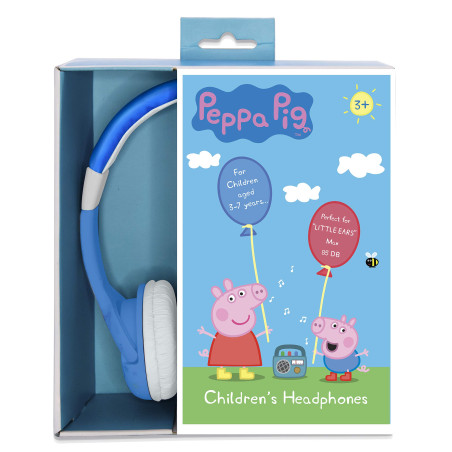 OTL Technologies Peppa Pig George Rocket Junior Casque d'écoute, Filaire, pour Enfants (Produit sous Licence Officielle)