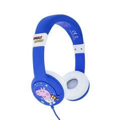 OTL Technologies Peppa Pig George Rocket Junior Casque d'écoute, Filaire, pour Enfants (Produit sous Licence Officielle)