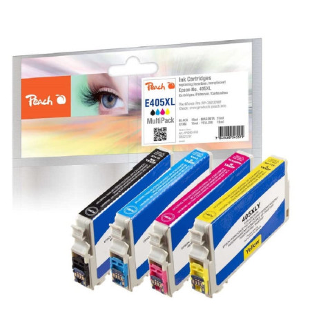 Peach Spar Pack Cartouches d'encre XL compatibles avec Epson T05H6 No. 405XL C13T05H64010