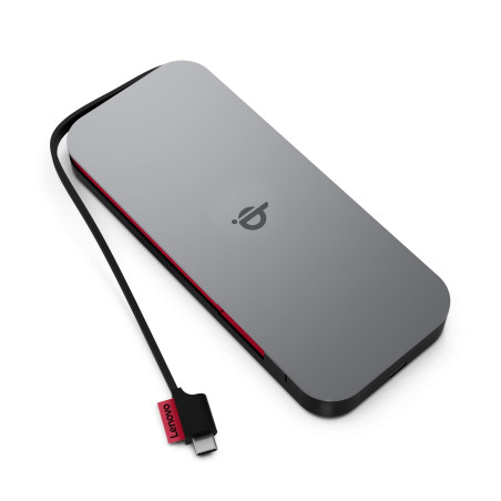 Lenovo Power Bank Lithium-ION (Li-ION) 10000 Mah Wireless, W128277858 ((Li-ION) 10000 Mah Wireless Charging Black)