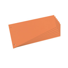 Herlitz Intercalaires trapèze, 120 x 230 mm 100 pièces Orange