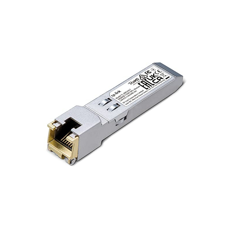 TP-Link TL-SM5310-T Module RJ45 SFP+ 10G Base-T, Prend en Charge Les Fonctions de contrôle TX Disable, Fonction enfichable SFP+ 