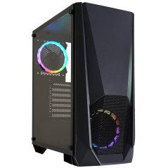 Xilence Xilent Blast X505.ARGB Gaming PC Case, 2X 120mm ARGB PWM Fan, ATX Midi Tower Case, Front Panel with Mesh Part for Good A