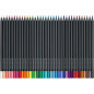Faber-Castell 116436 Black Edition Boîte de 36 Crayons de Couleur Vibrants, Résistants à la Rupture et Prise en Main Ergonomique Faber-Castell 116436 Black Edition Boîte de 36 Crayons de Couleur Vibrants, Résistants à la Rupture et Prise en Main Ergonomique