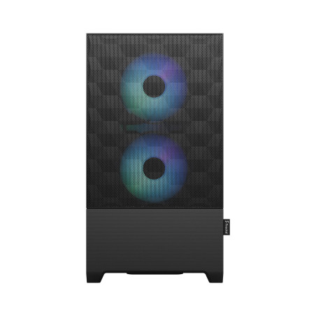 Fractal Design Pop Mini Air RGB Black - Tempered Glass Clear Tint - Honeycomb Mesh Front – TG Side Panel - Three 120 mm Aspect 1