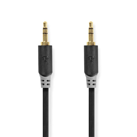 NEDIS Câble Audio stéréo 3,5 mm mâle vers mâle