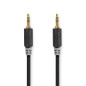 NEDIS Câble Audio stéréo 3,5 mm mâle vers mâle NEDIS Câble Audio stéréo 3,5 mm mâle vers mâle