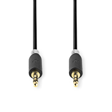 NEDIS Câble Audio stéréo 3,5 mm mâle vers mâle