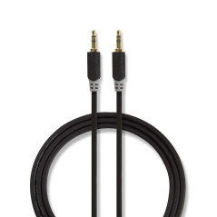 NEDIS Câble Audio stéréo 3,5 mm mâle vers mâle