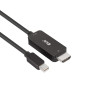 Club 3D Câble CAC-1187 MiniDisplayPort™ 1.4 vers HDMI™ 4K120Hz ou 8K60Hz HDR10+ 1,8m St./St. Club 3D Câble CAC-1187 MiniDisplayPort™ 1.4 vers HDMI™ 4K120Hz ou 8K60Hz HDR10+ 1,8m St./St.