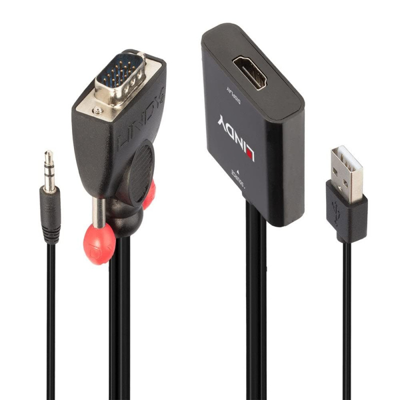 LINDY Convertisseur VGA & Audio vers HDMI LINDY Convertisseur VGA & Audio vers HDMI