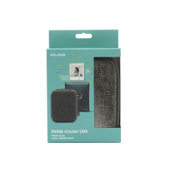 instax Square Link Smartphone Printer Case, Woven Gray