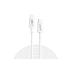 Urban Factory Câble USB-C vers USB-C, Blanc, 2M