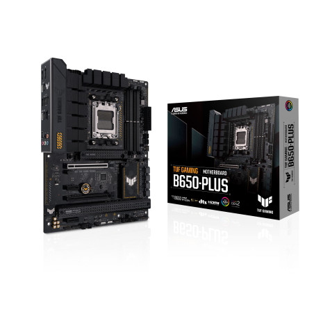 ASUS TUF GAMING B650-PLUS – Carte mère gaming AMD Ryzen AM5 ATX (14 phases d'alimentation, PCIe 5.0 M.2 support, DDR5, 2.5 Gb Et