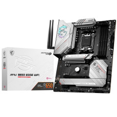 MSI MPG B650 Edge WiFi Carte-mère, ATX - Support des processeurs AMD Ryzen 9000, AM5 - Alimentation Double Rail 14 Phases 80A, D