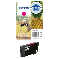 Epson 604 Pineapple, Genuine Magenta Ink Cartridge